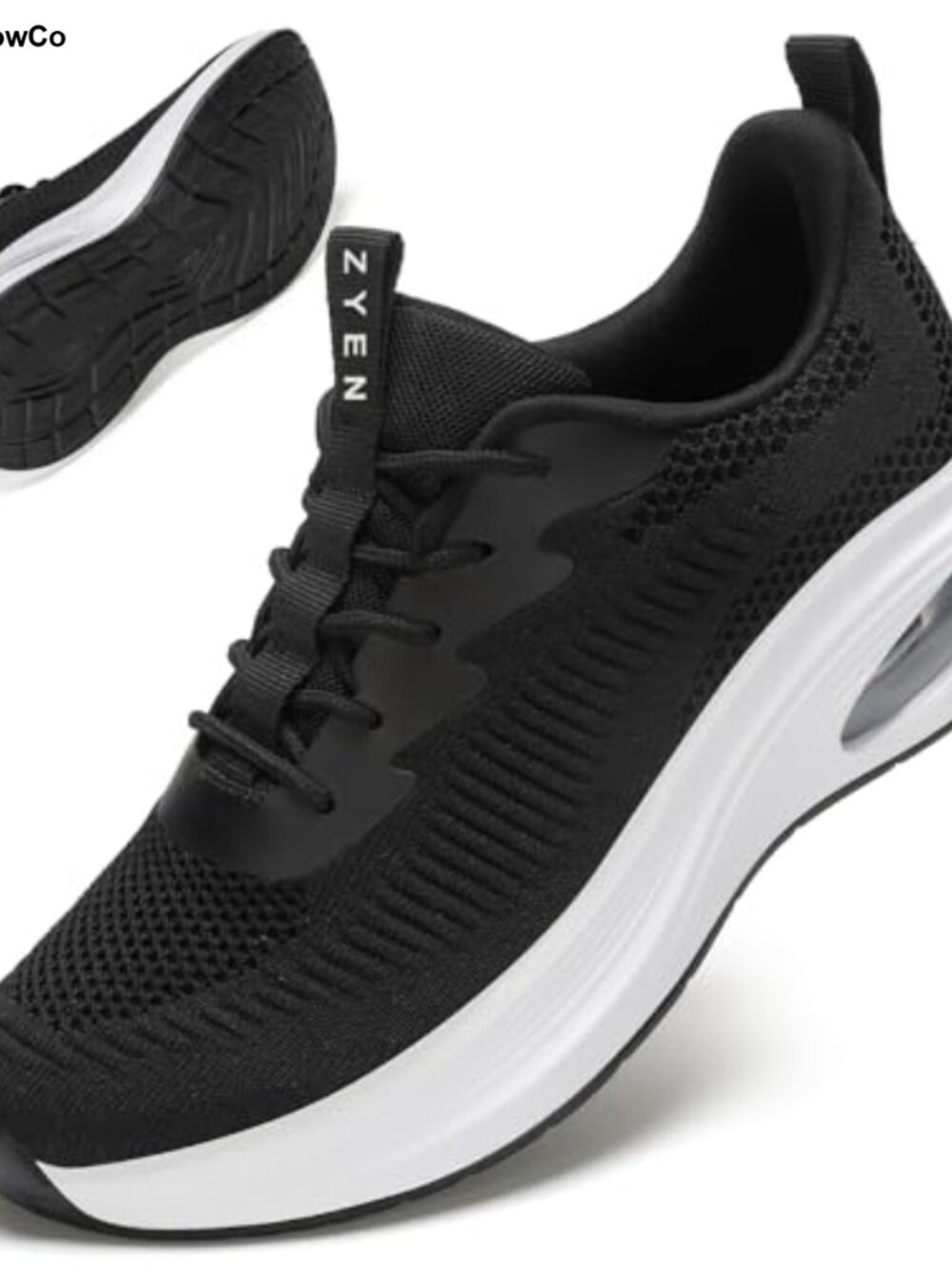 Wide Toe Box Running Shoes Air Cushion Arch Support Lightweight Breathable